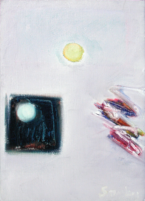 Three Times, oil on canvasboard, 14 x 10 in., 2006