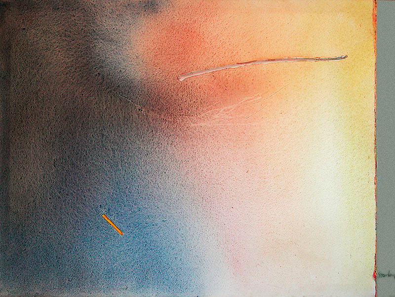 14 Birth Edge, acrylic on canvas, 36 x  48in., 1989