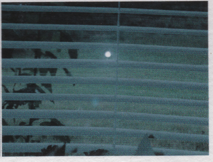 Moon Through Blinds, photo, 2014